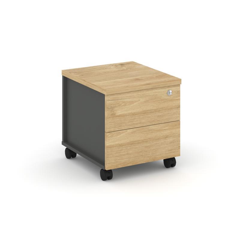 Тумба мобильная 2 ящика Стайл Проджект (Style Project) SN.TM-005