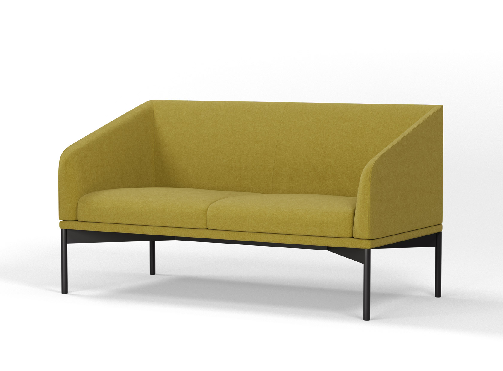 Диван офисный двухместный Дрим ткань