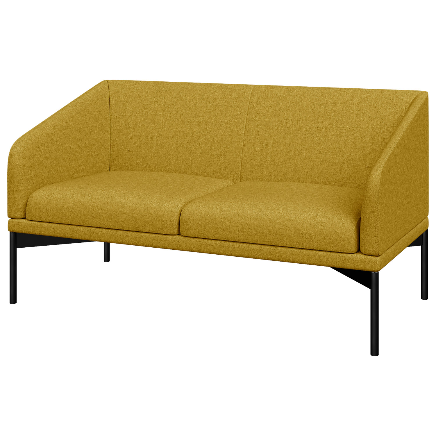 Диван офисный двухместный Дрим ткань