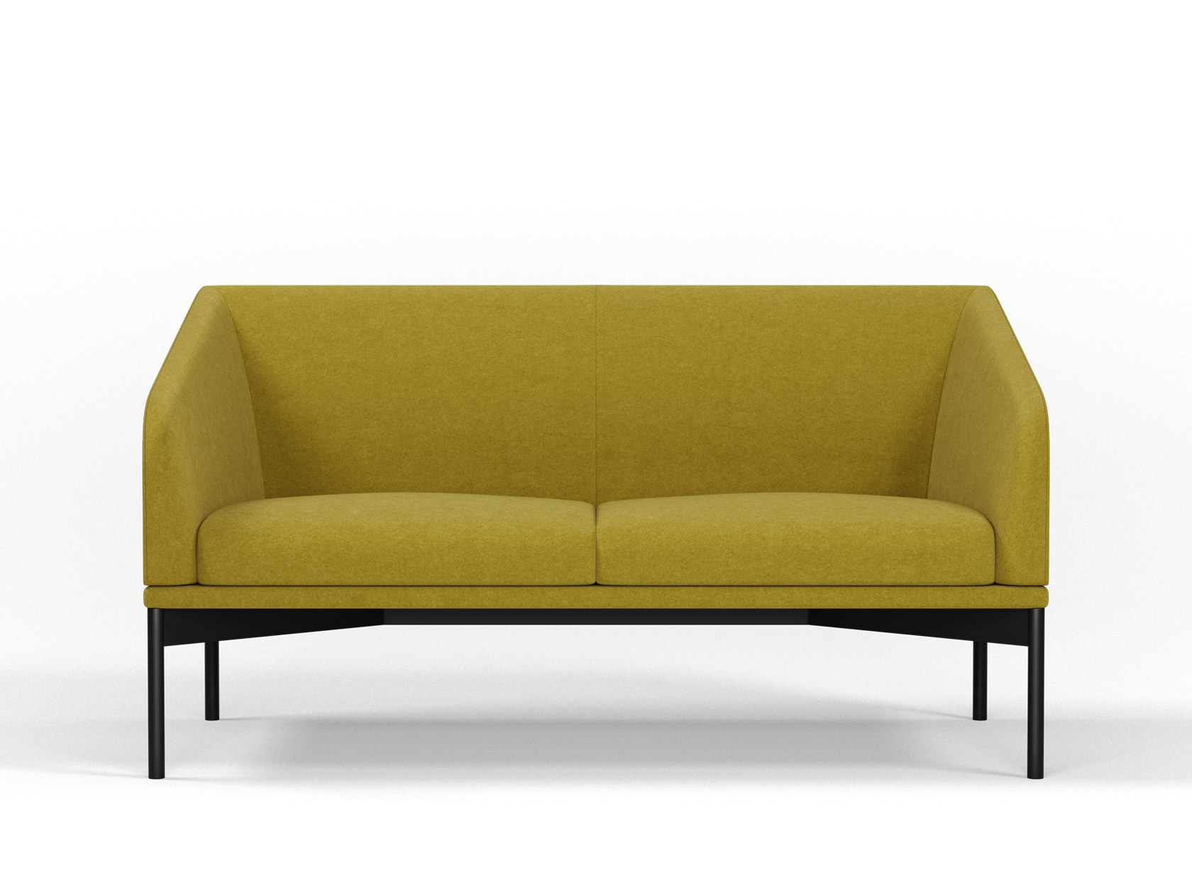 Диван офисный двухместный Дрим ткань