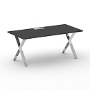 Стол руководителя Cross CRF.SR-1 Черный/Нерж. сталь Стол руководителя Cross CRF.SR-1 Черный/Нерж. сталь