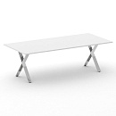 Стол для переговоров Cross CRF.PRG-2 Белый/Нерж. сталь Стол для переговоров Cross CRF.PRG-2 Белый/Нерж. сталь