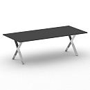 Стол для переговоров Cross CRF.PRG-2 Черный/Нерж. сталь Стол для переговоров Cross CRF.PRG-2 Черный/Нерж. сталь