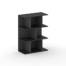 Стеллаж открытый широкий средний Cross CRU.SO-200 Базальт/Черный Стеллаж открытый широкий средний Cross CRU.SO-200 Базальт/Черный