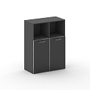 Шкаф широкий средний Cross CR.ST-203 black Базальт/Лакобель Черный Шкаф широкий средний Cross CR.ST-203 black Базальт/Лакобель Черный