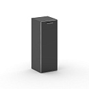 Шкаф узкий средний левый Cross CR.SU-204 (L) black Базальт/Лакобель Черный Шкаф узкий средний левый Cross CR.SU-204 (L) black Базальт/Лакобель Черный