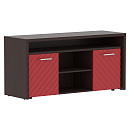 Тумба с фригобаром Torr Lux TLTF-3D Венге Магия / Красный