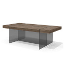 Стол для переговоров Glass.Go Gs-2+Gs-2 Лимба темная Стол для переговоров Glass.Go Gs-2+Gs-2 Лимба темная