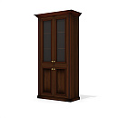 Шкаф высокий комбинированный Dante Dan-47 Орех Бреннерский  Шкаф высокий комбинированный Dante Dan-47 Орех Бреннерский