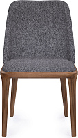 Стул Bruno AL 502 Ткань Melange-grey / Орех темный Стул Bruno AL 502 Ткань Melange-grey / Орех темный
