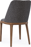 Стул Bruno AL 502 Ткань Melange-grey / Орех темный Стул Bruno AL 502 Ткань Melange-grey / Орех темный