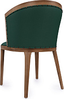 Стул Бизотти (Bizotti) AL 503 Экокожа Dark green / Орех темный