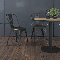 Металлический стул Bistro AL 401 М Металл Черный матовый