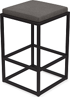 Барный стул Верм-75 AL 302 Ткань рогожка Grey Lunar Барный стул Верм-75 AL 302 Ткань рогожка Grey Lunar