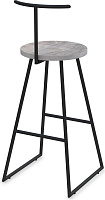 Барный стул Сканди-75 хард AL 306 Basalt