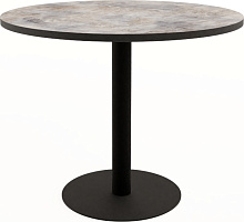 Стол обеденный круглый Radius 21RADIUS.009 Basalt / Черный