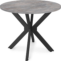 Стол обеденный круглый Born 21BORN-R.900 Basalt / Черный