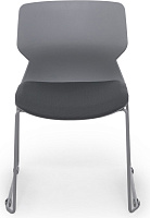 Кресло посетителя Oslo Ткань / Пластик серый