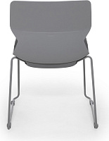 Кресло посетителя Oslo Ткань / Пластик серый