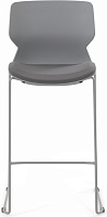 Кресло барное Oslo Ткань / Пластик серый