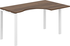 Стол эргономичный правый Sigma SG.232.DM.63.WH.R Дуб модена / Белый