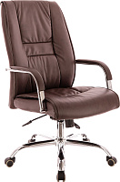 Кресло руководителя Everprof Kent TM Экокожа коричневая