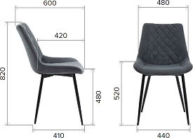 Обеденный стул Ralph Fabric Ткань латте