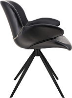 Обеденное кресло Аврора (Aurora) Экокожа черная