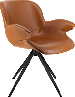 Обеденное кресло Aurora PU Экокожа коричневая