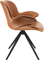 Обеденное кресло Aurora PU Экокожа коричневая