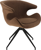 Обеденное кресло Liberty Fabric Ткань коричневая Обеденное кресло Liberty Fabric Ткань коричневая