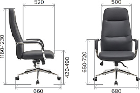 Кресло руководителя Everprof Vesta Экокожа бежевая Кресло руководителя Everprof Vesta Экокожа бежевая