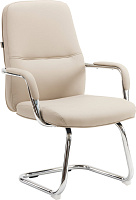 Кресло посетителя Everprof Vesta CF Экокожа бежевая