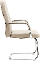 Кресло посетителя Everprof Vesta CF Экокожа бежевая