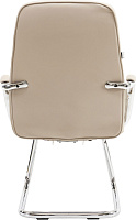 Кресло посетителя Everprof Vesta CF Экокожа бежевая
