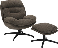 Кресло мягкое Kiwi Ткань темно-коричневая Кресло мягкое Kiwi Ткань темно-коричневая