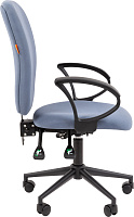 Кресло персонала Chairman 9801 Ткань голубая