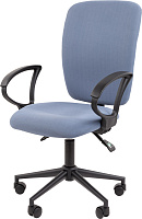 Кресло персонала Chairman 9801 Ткань голубая