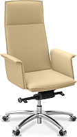 Кресло руководителя Лео_sale Кожа бежевая Кресло руководителя Лео_sale Кожа бежевая