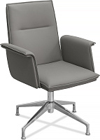 Кресло посетителя Лео Л_sale Кожа бежевая Кресло посетителя Лео Л_sale Кожа бежевая