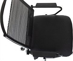 Кресло руководителя Бюрократ CH Balance-LUX Сетка черная Ткань черная