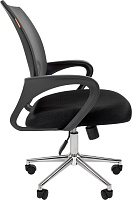 Кресло персонала Chairman 696 Chrome Ткань черная/Сетка серая