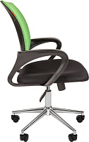 Кресло персонала Chairman 696 Chrome Ткань черная/Сетка зеленая Кресло персонала Chairman 696 Chrome Ткань черная/Сетка зеленая