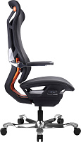 Кресло офисное эргономичное Everprof Atom Black PU Экокожа черная Кресло офисное эргономичное Everprof Atom Black PU Экокожа черная