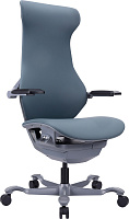 Кресло офисное эргономичное Everprof Atom Grey PU Экокожа серая Кресло офисное эргономичное Everprof Atom Grey PU Экокожа серая