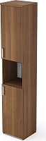 Шкаф высокий узкий Стиль 2П.005.5 Шамони темный Шкаф высокий узкий Стиль 2П.005.5 Шамони темный