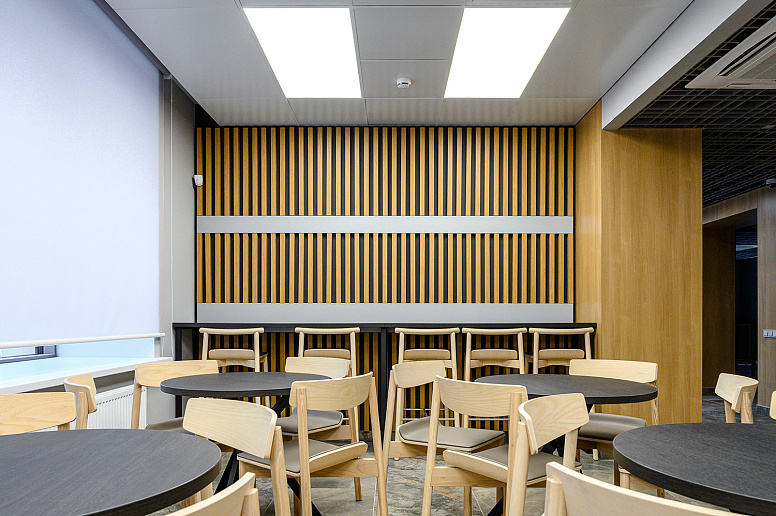 Столовые зоны для энергетической компании