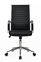 Кресло персонала RivaChair Art RCH 6015H Экокожа черная