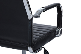 Кресло персонала RivaChair Art RCH 6015M Экокожа черная