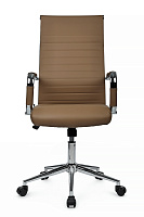 Кресло персонала RivaChair Art RCH 6015H Экокожа коричневая